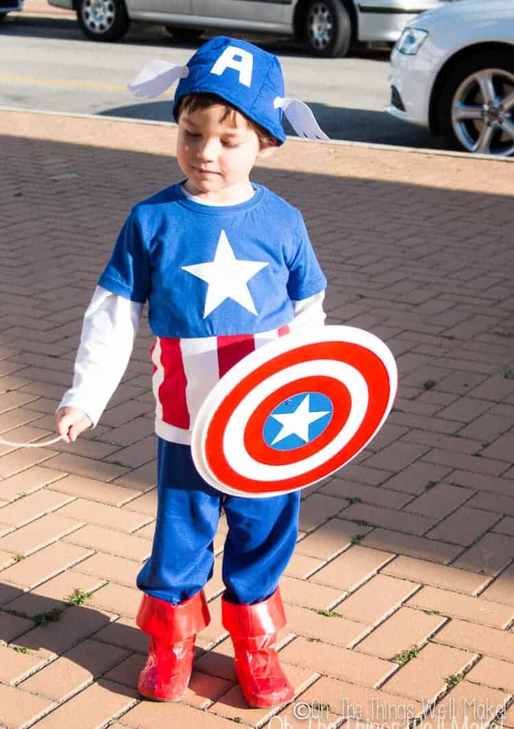 Captain america costume DIY