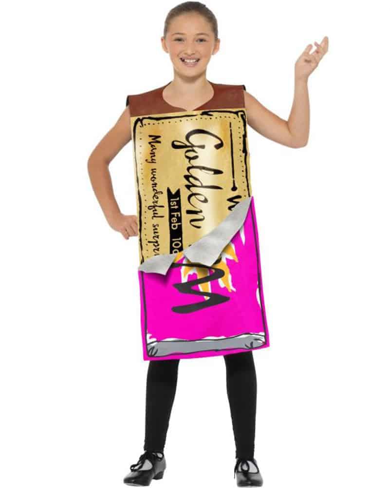 Willy Wonka golden ticket costume