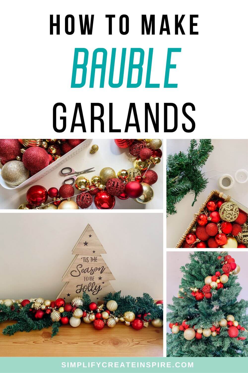 How to make a Christmas garland