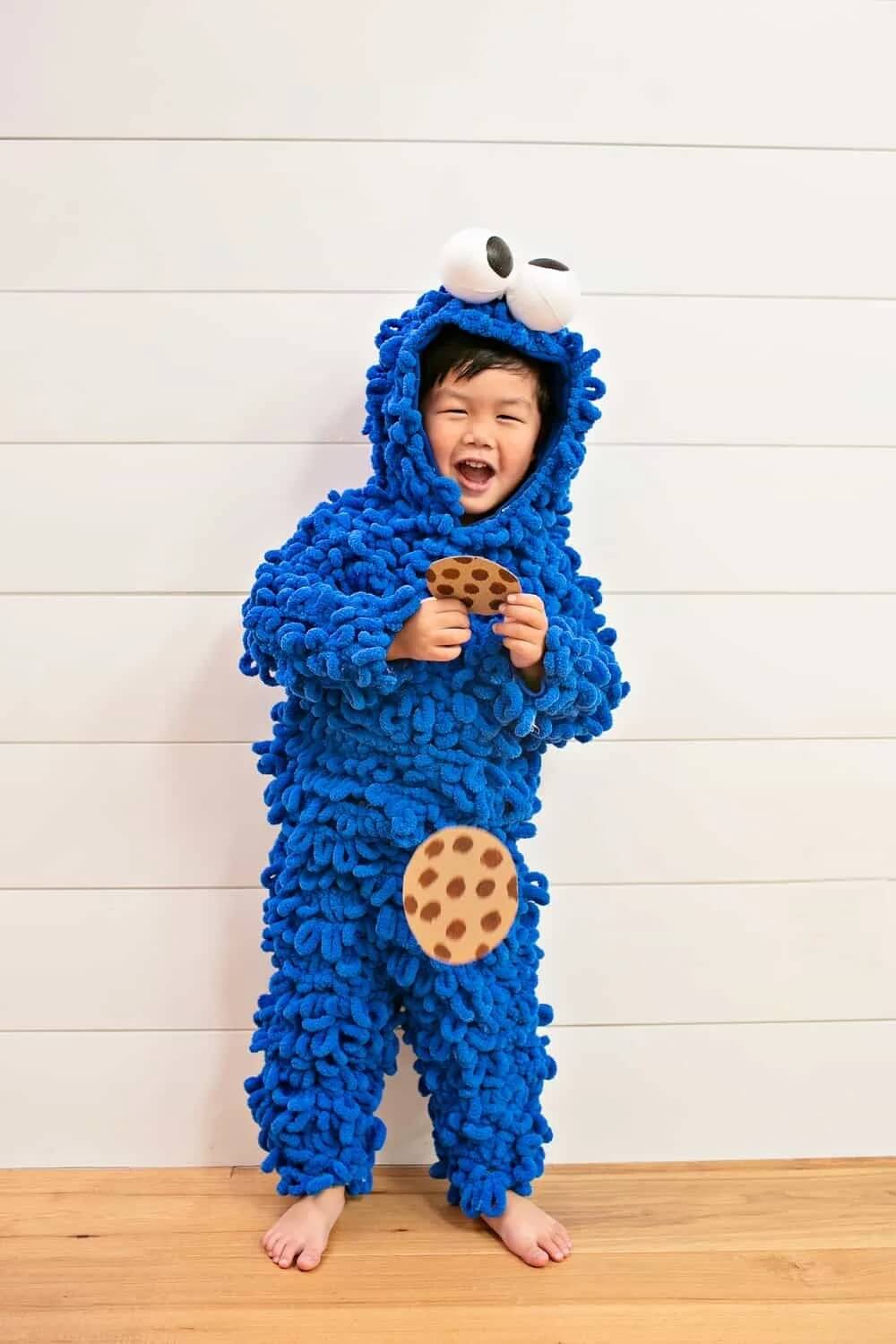 diy cookie monster costume