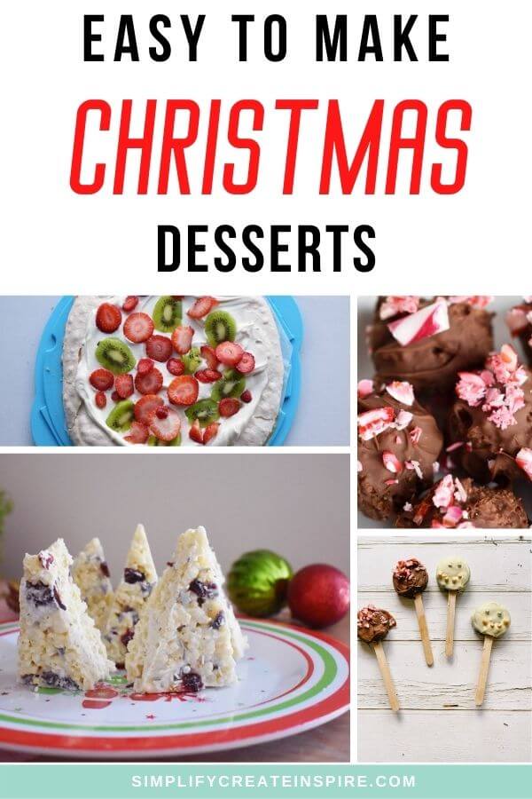 easy Christmas dessert recipes