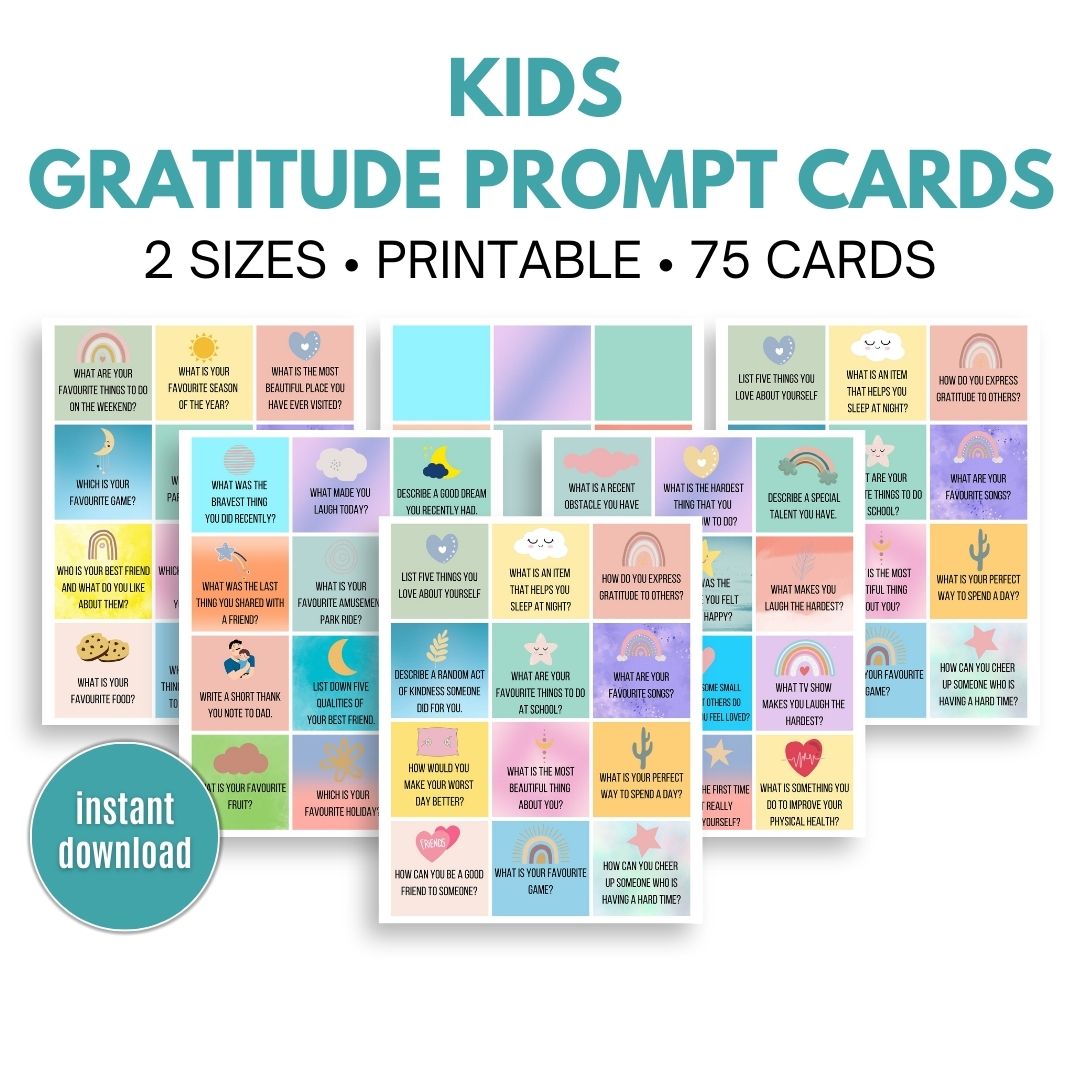 gratitude prompts cards banner