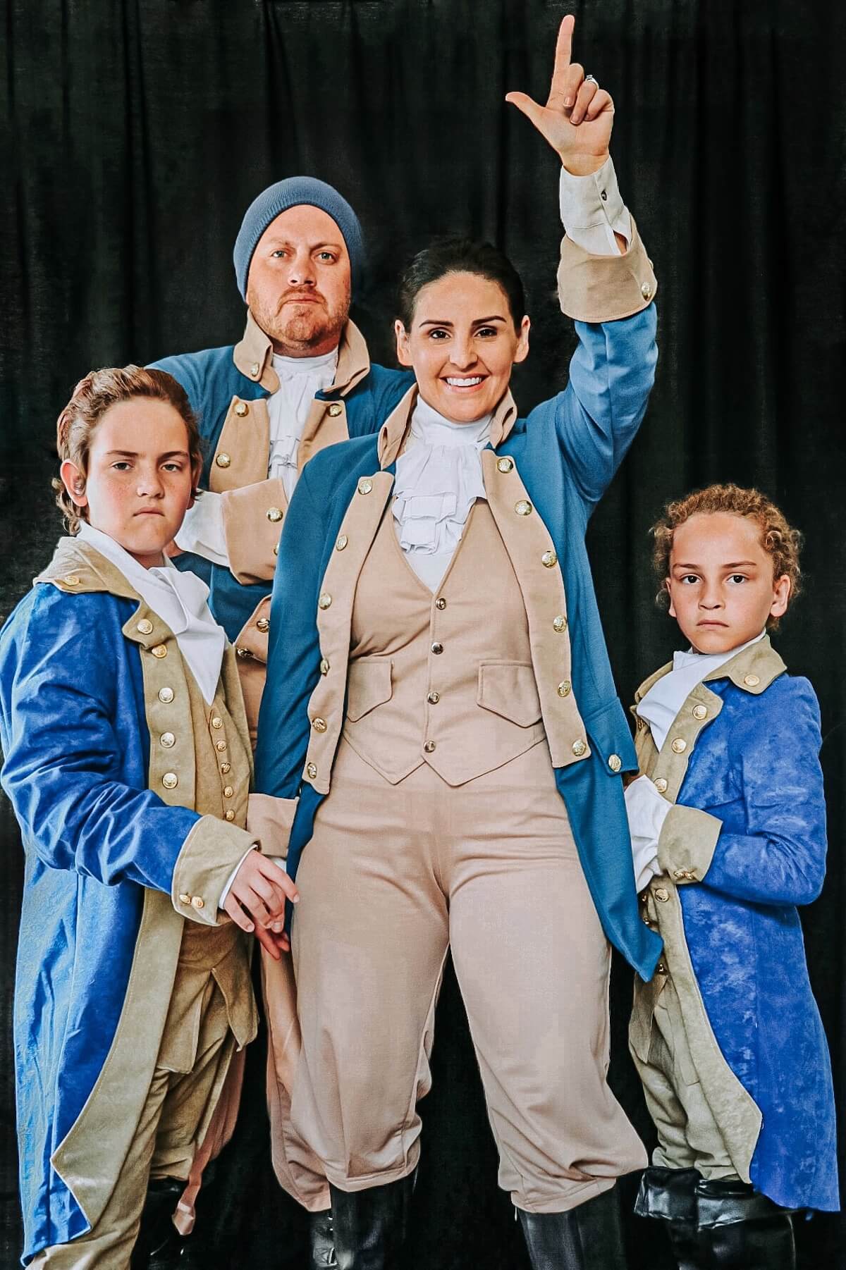 diy hamilton family costume