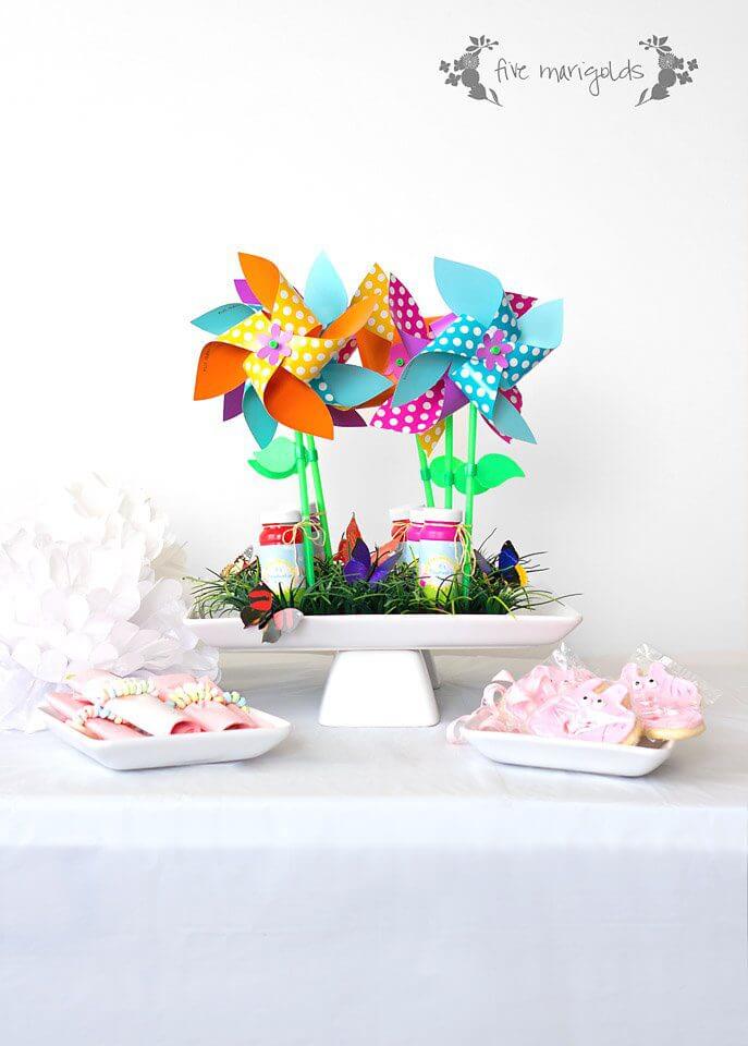 peppa pig party pinwheels