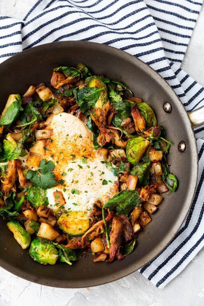 pulled pork breakfast hash