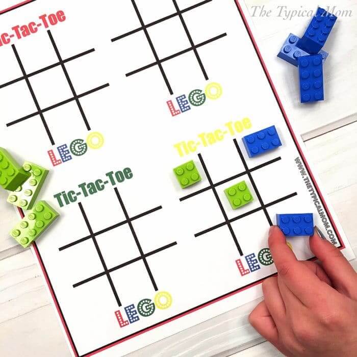 lego tic tac toe printable