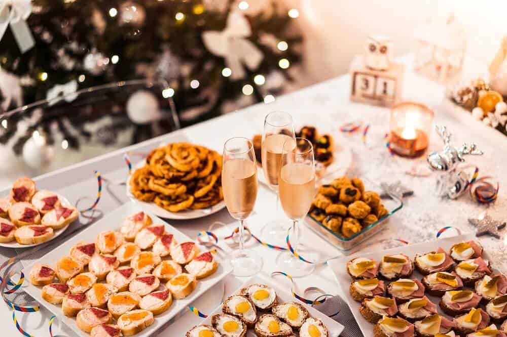 Simple New Years appetisers