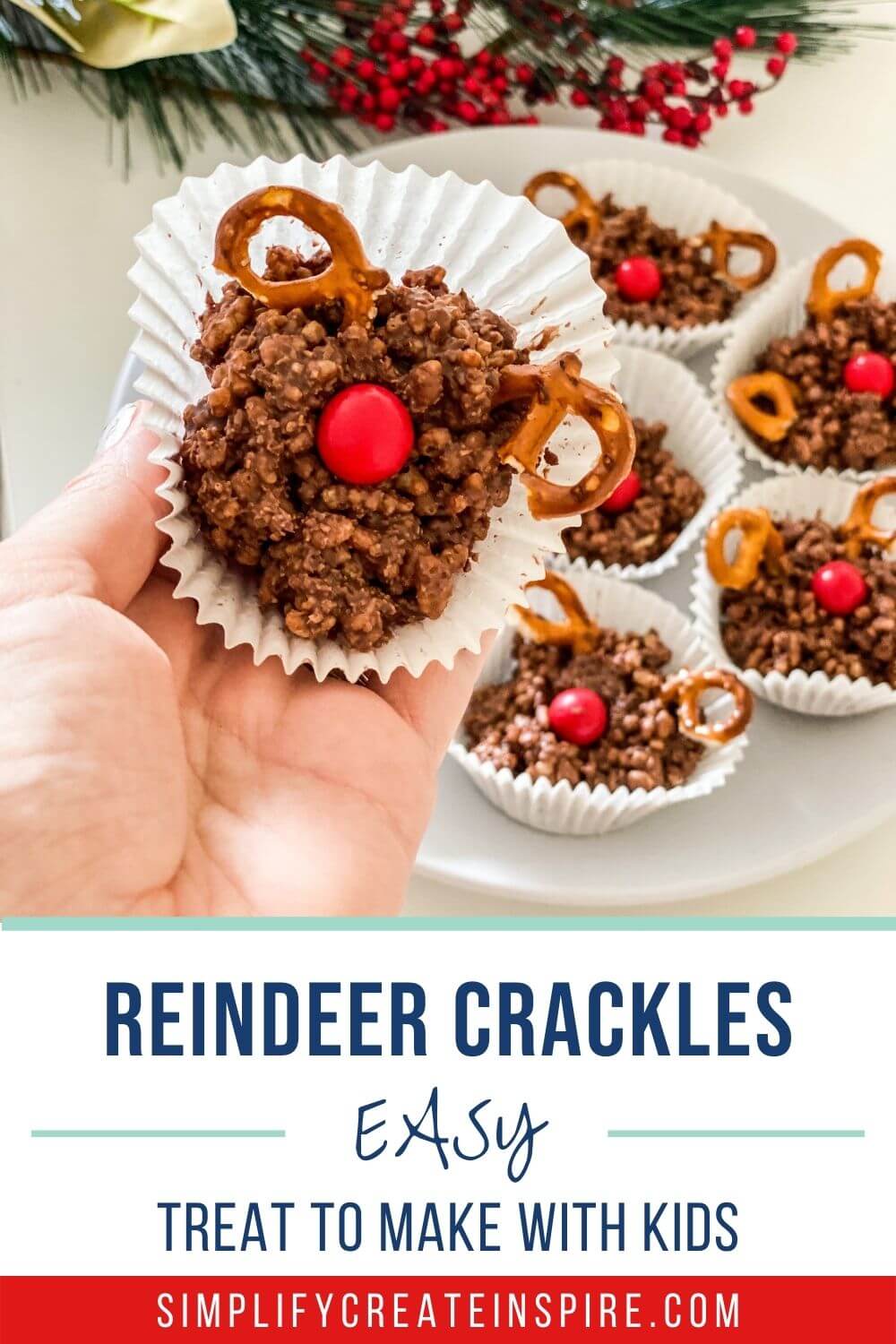 chocolate reindeer crackles