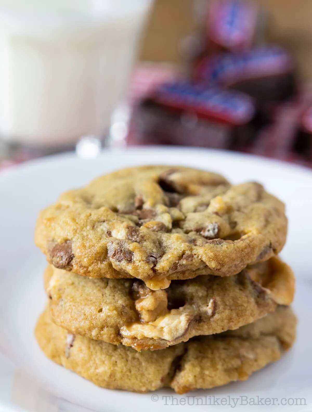 snickers cookies