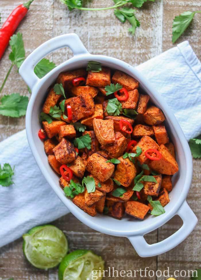 spiced sweet potato