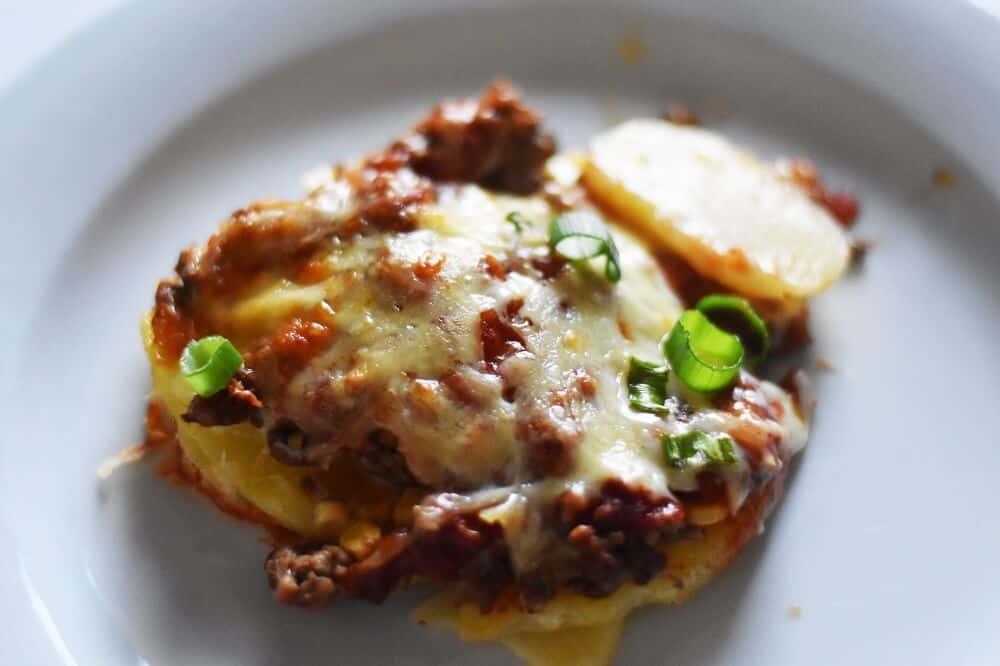 Taco potato bake casserole