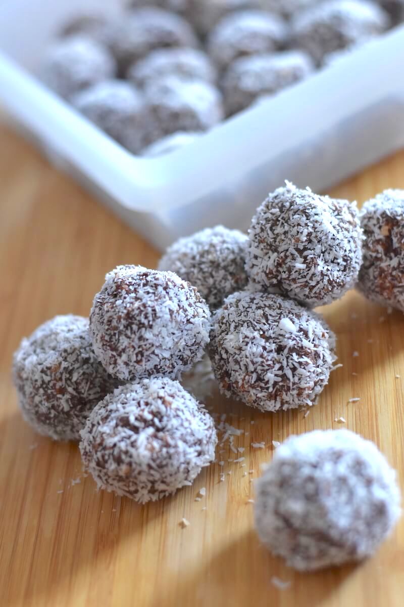 Traditional rum balls