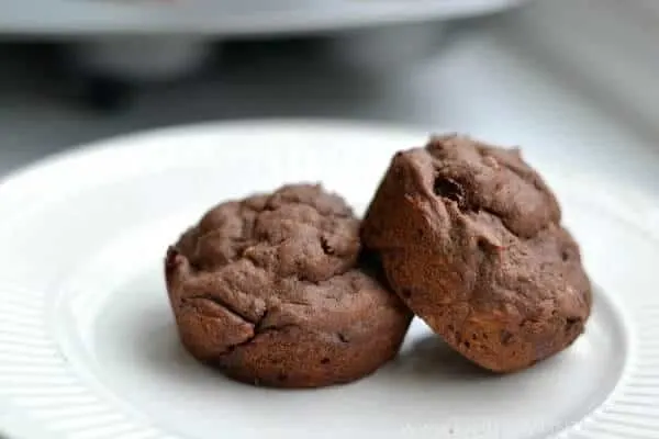 Chocolate banana muffins