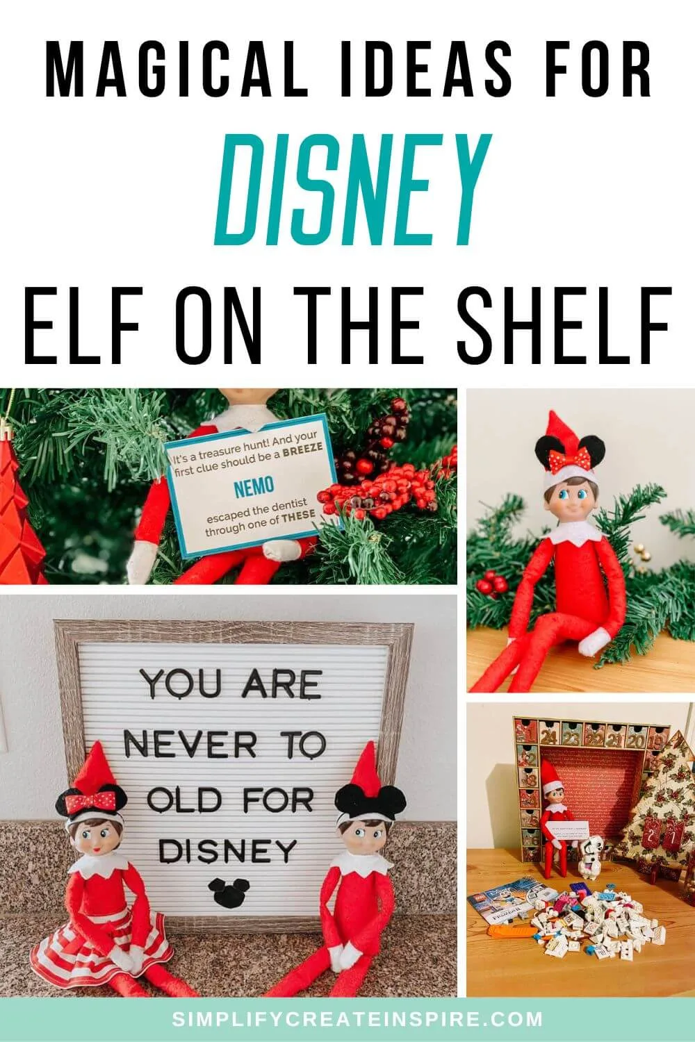 disney elf on the shelf ideas