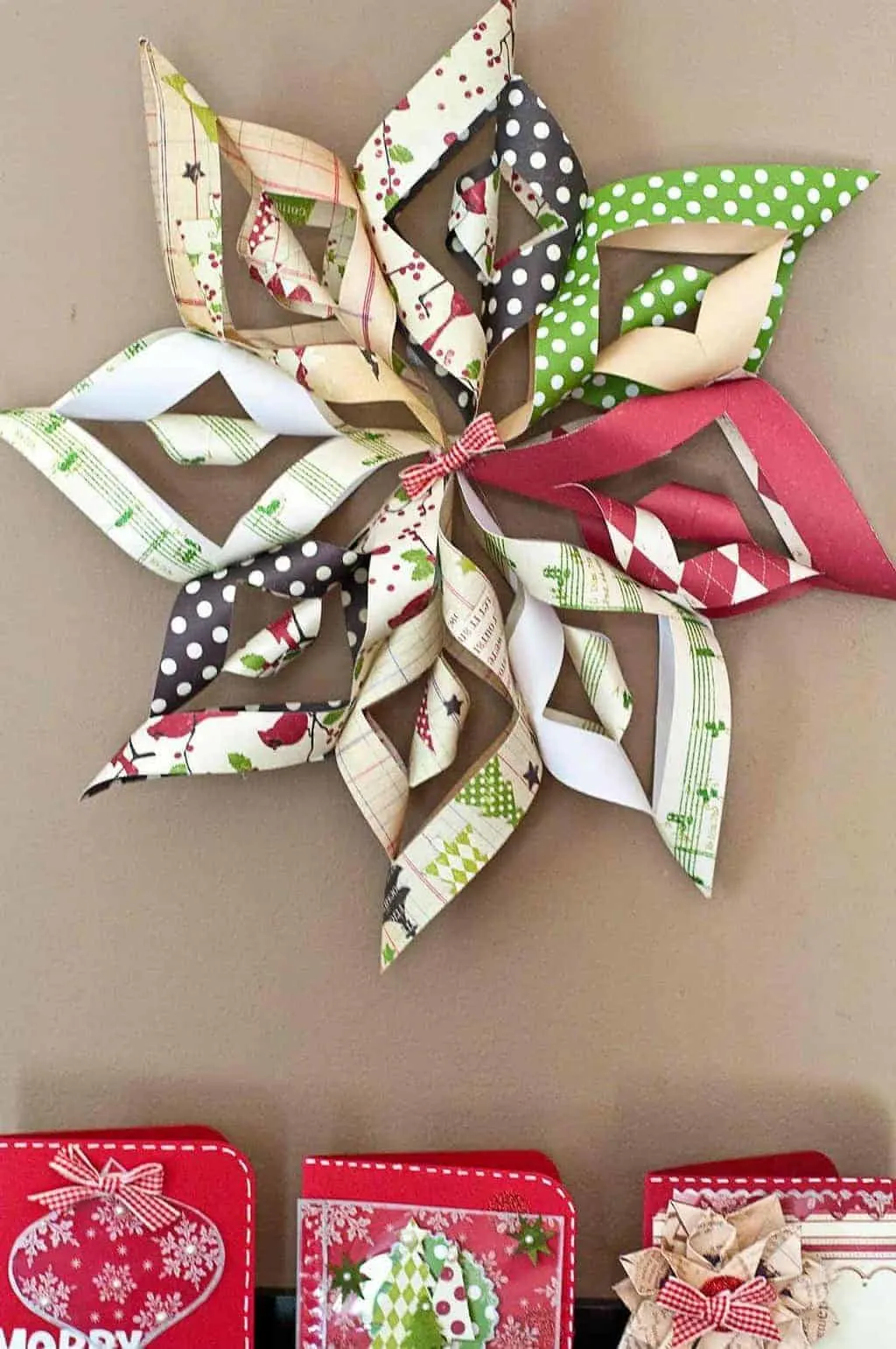 DIY Paper christmas decoration