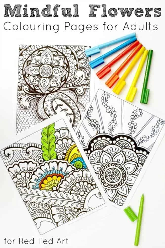 Printable Mindfulness Colouring Pages For Adults