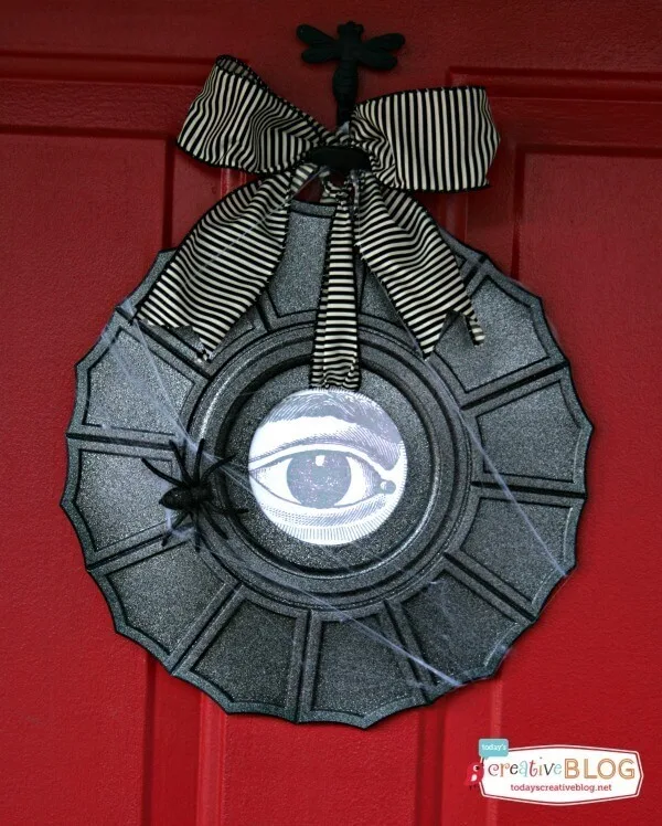 Ceiling Medallion Halloween Wreath