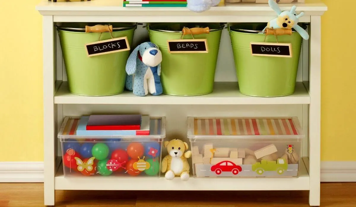 Toy storage containers