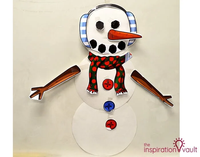 printable snowman game