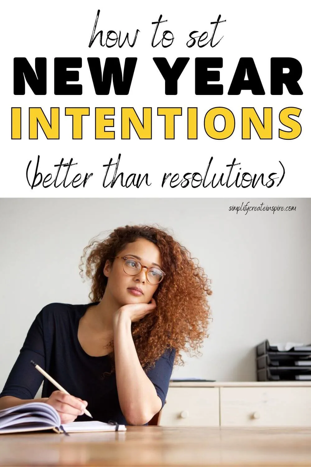 how to set new year intentions better than resolutions.