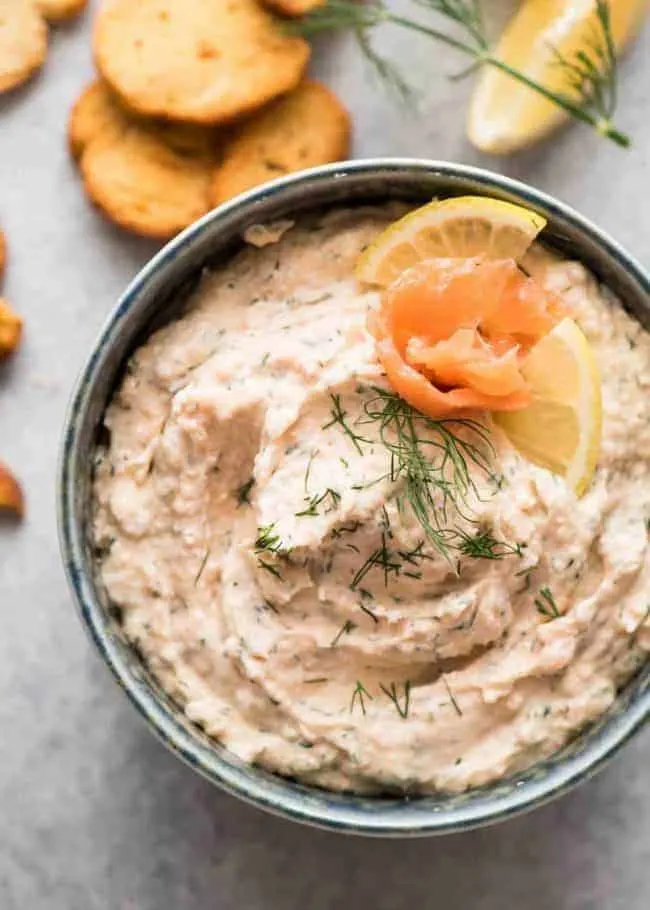 Smoked salmon dip