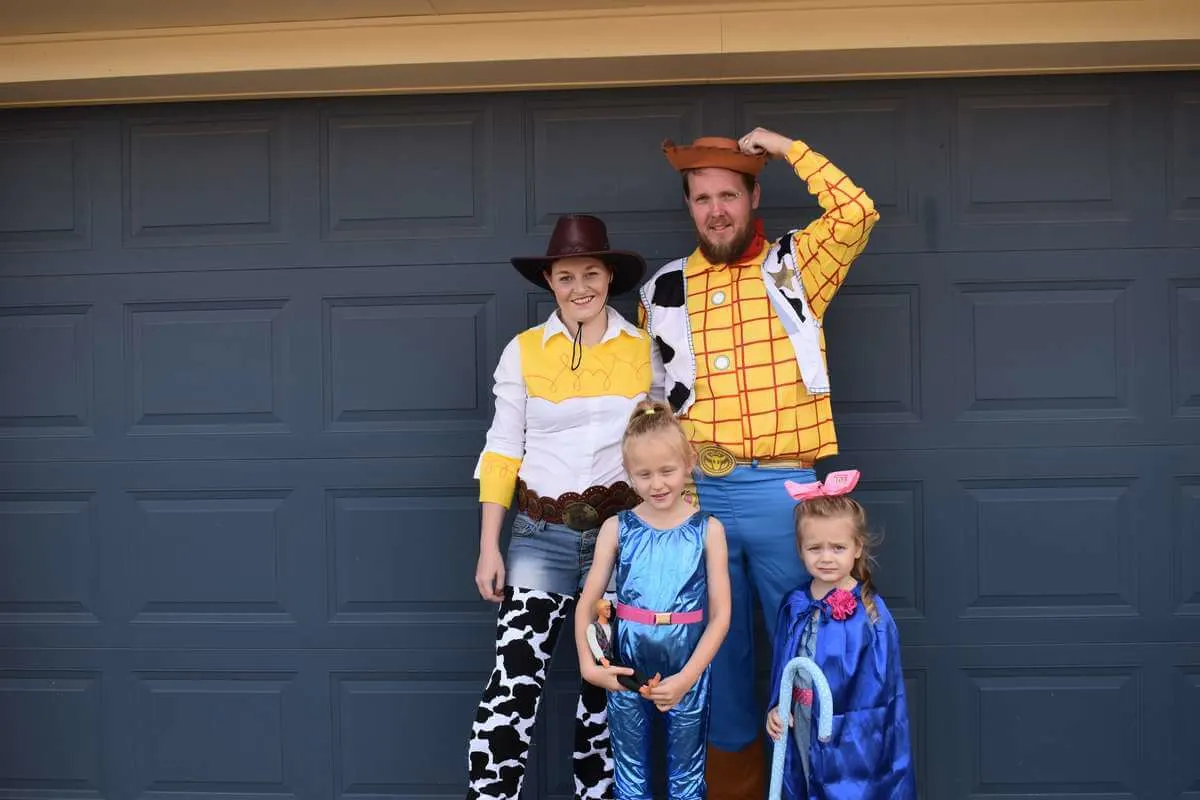 Family toy story costume